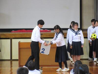 生徒会引継式④