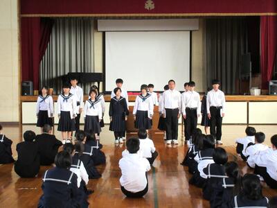 生徒会引継式②