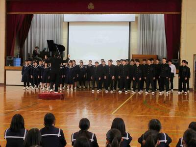 ３年生を送る会④