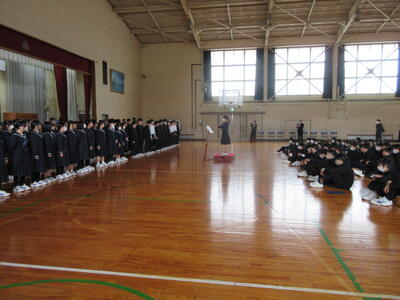 ３年生を送る会③